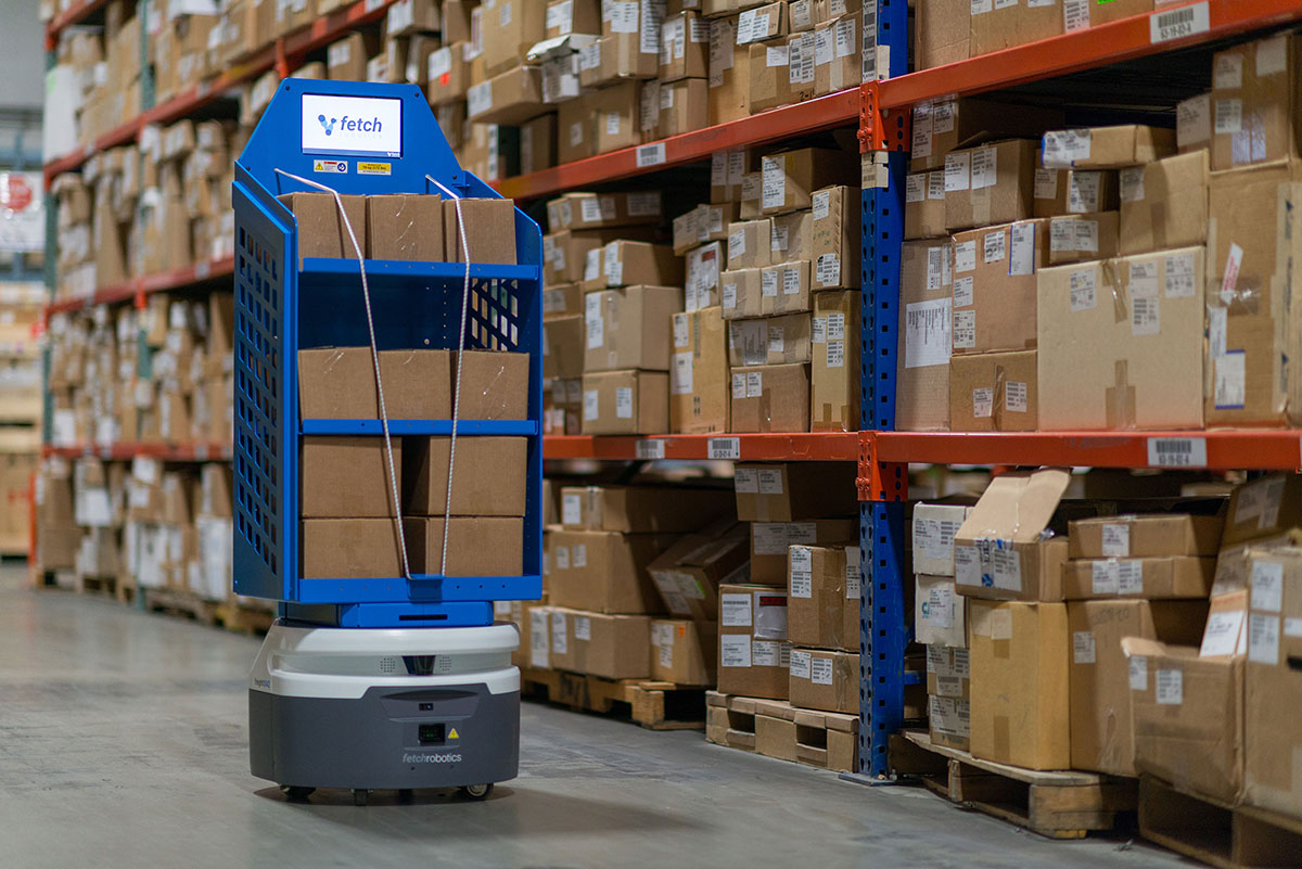 Entrepôt robotisé Amazon Kiva